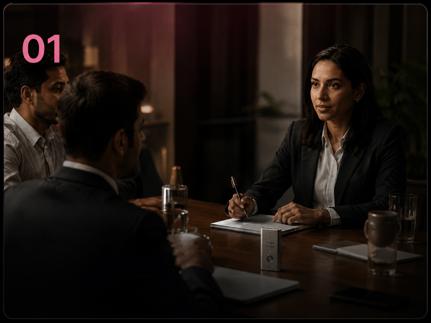 Listen — meetings and discussions